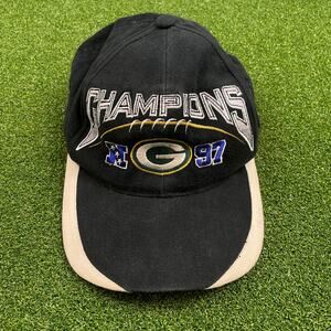 Vintage 1997 Green Bay Packers NFL Pro Line NFC Champions Snapback Hat